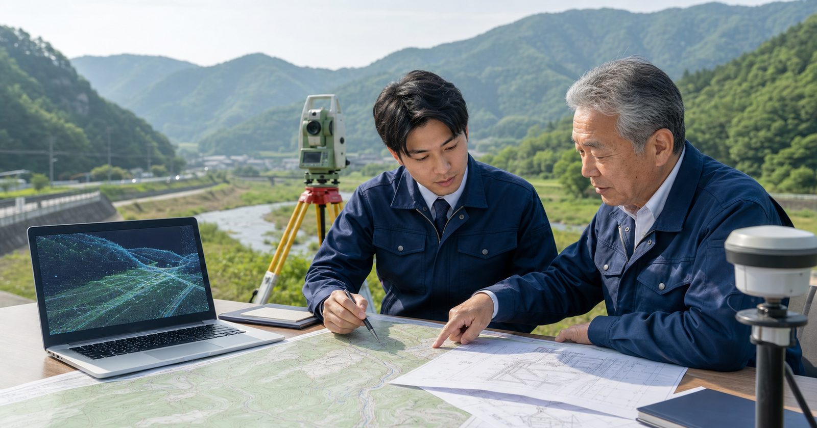 栃木県の測量会社M&Aにおける事業承継会議と測量機器