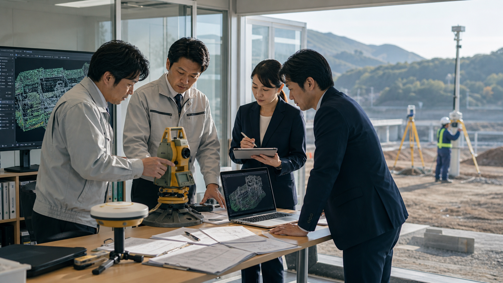 測量会社M&A 品質管理DDで精度管理表と測量機器検定記録を確認する専門家